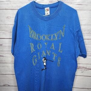 Vintage Brooklyn Royal Giants T Shirt XL Negro League Baseball  Short Sleeve
